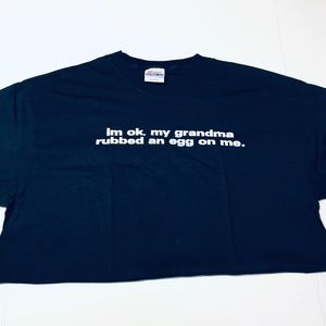 Inka Sama T-shirt Dark Blue double-sided. L unisex